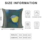 Eastern Yellow Robin Soft Luxury Feel Throw Pillow