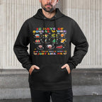 Groovy 12 Days Of Social Work Christmas School Social Worker Unisex Design Hoodie