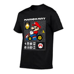 Mario Kart Rally Driver Schematics Mario  Wrinkle-resistant T-Shirt
