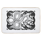 Snake Flames 2  Anti-Trip Bath Mat