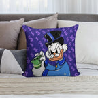 Scrooge Mcduck  Eva Kiseleva Soft Warmth Comfort Throw Pillow