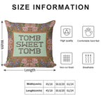 Tomb Sweet Tomb Haunted Mansion Foolish Mortal Soft Shrink-Resistant Throw Pillow