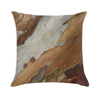 Tree Bark Soft Durable Construction Throw Pillow