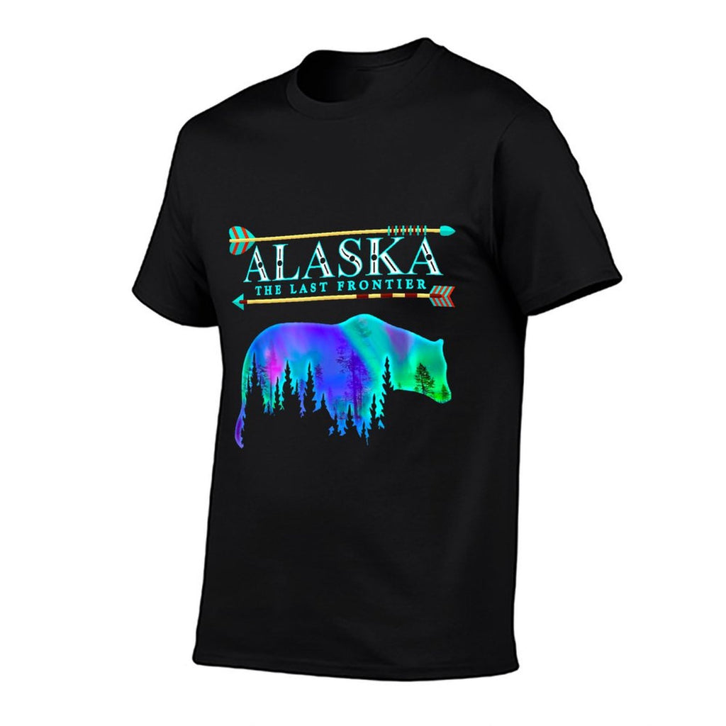 Alaska State Pride Alaska Northern Lights Alaskan Bear  Odor-resistant T-Shirt