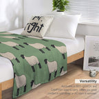 Suffolk Sheep All-season Throw Blanket