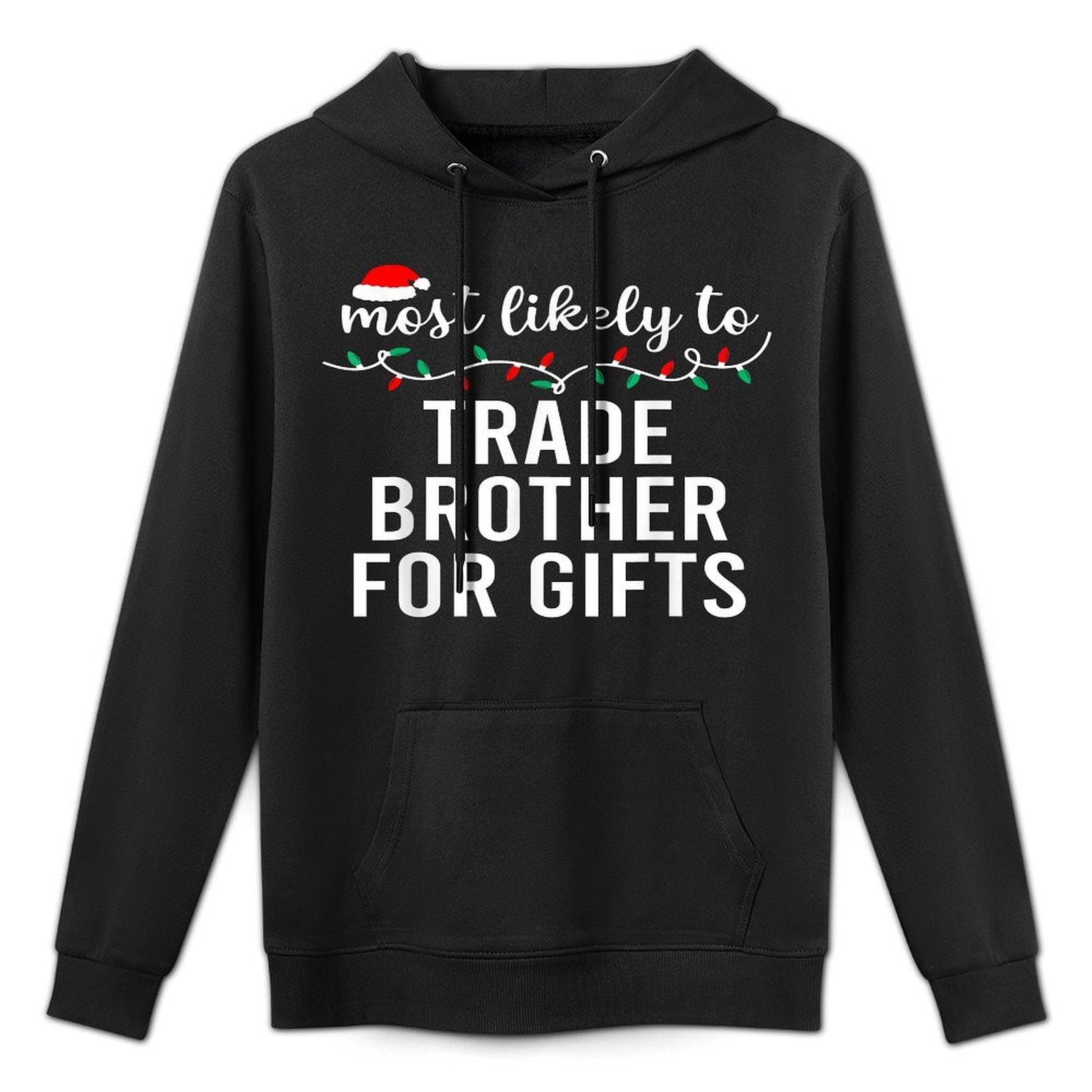 Most Likely To Christmas Matching Family Pajamas Funny Casual Wear Hoodie