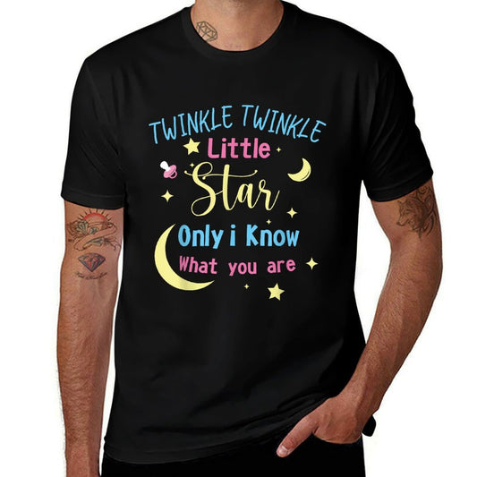 Twinkle Twinkle Little Star Only I Know What You Are Funny G  Heathered Texture T-Shirt