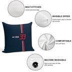 F1 2021 - #33 Verstappen Soft Anti-Pilling Throw Pillow