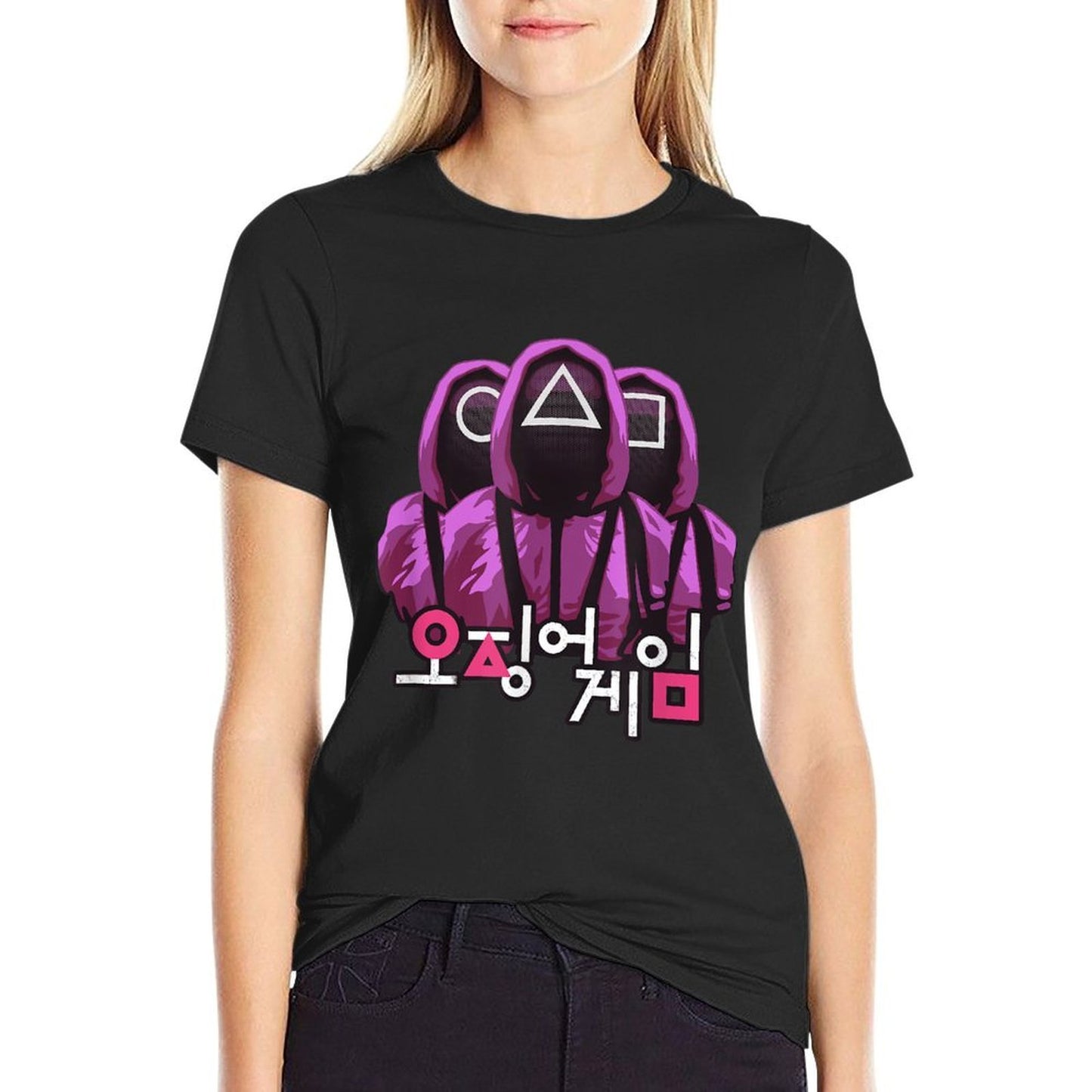 Squid Game Three Masked Guards  Soft T-Shirt