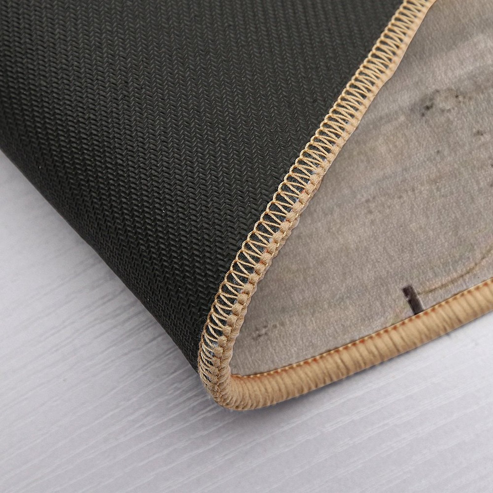 Rainbow Mountain (胭脂山),  Qinghai, China  Fade-Resistant Bath Mat