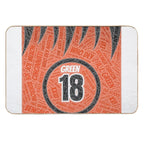 The Green Stipes  Dirt-Trapping Bath Mat