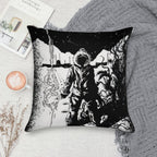 The Thing Soft Short Plush Fabric Throw Pillow