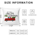 Merry Little Christmas Soft Durable Construction Throw Pillow