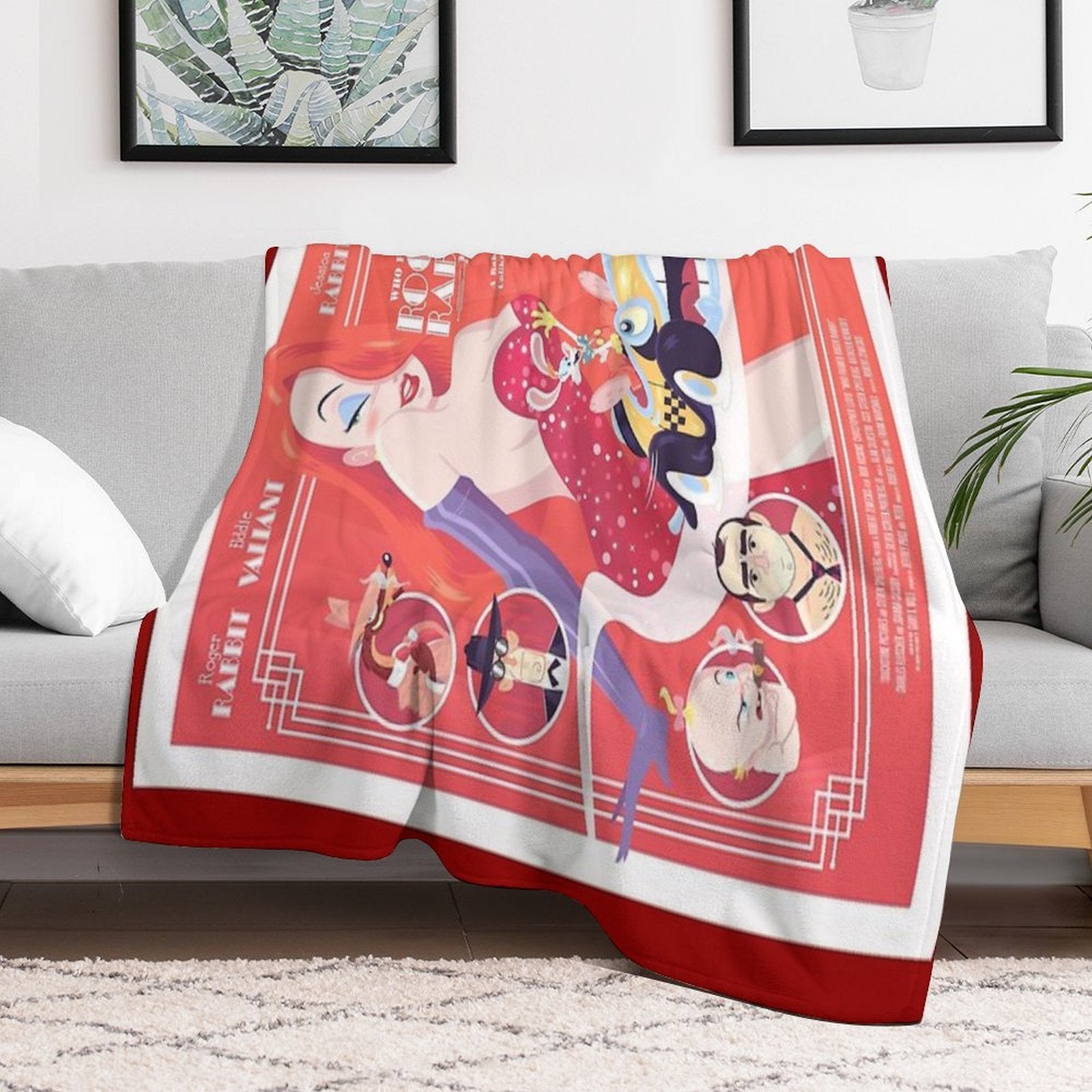 Who Framed Roger Rabbit Comfort Throw Blanket