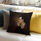 Lord Byron - 6th Baron Byron - By Richard Westall Soft Fade-Resistant Throw Pillow
