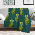 Yellow-Naped Amazon Lightweight Throw Blanket