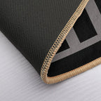 Black  Easy To Clean Bath Mat