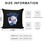 Bulldogs-western Soft Decorative Cover Throw Pillow