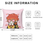 Mystic Messenger 707 Emoticon (+ Larger Design) Soft Style Accent Throw Pillow