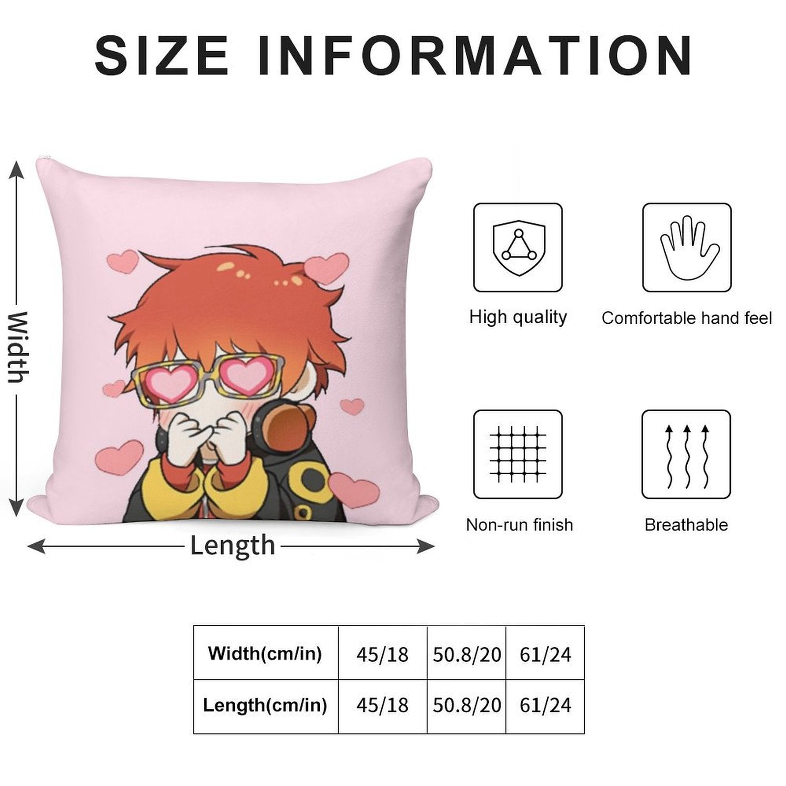Mystic Messenger 707 Emoticon (+ Larger Design) Soft Style Accent Throw Pillow