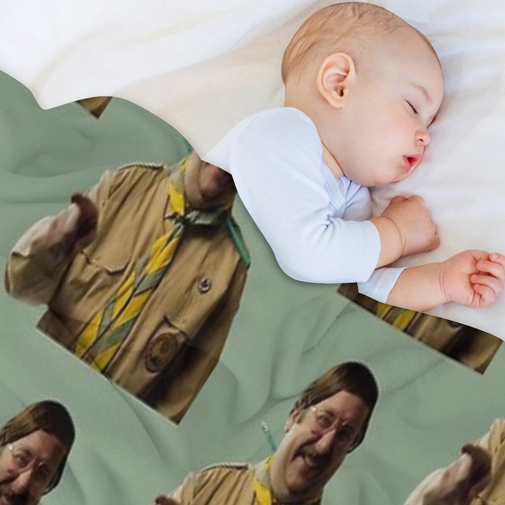 BBC Ghosts Pat Lightweight Throw Blanket