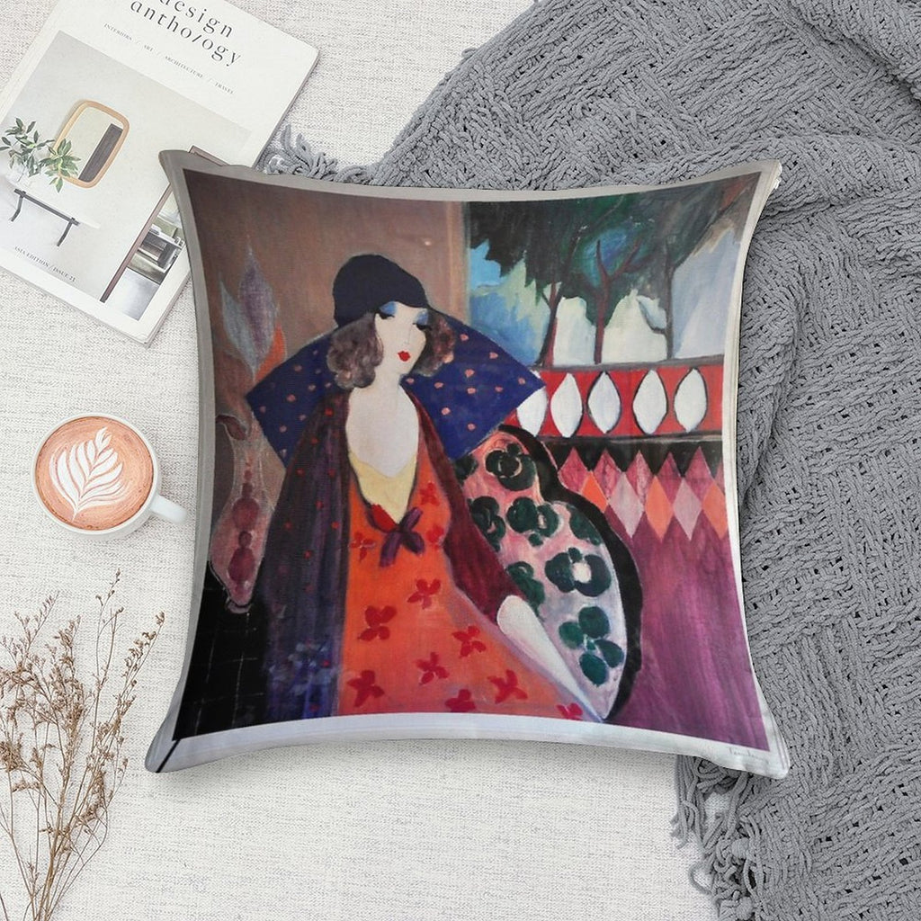 ITZCHAK TARKAY INDIGO CHAPEAU Soft Style Accent Throw Pillow