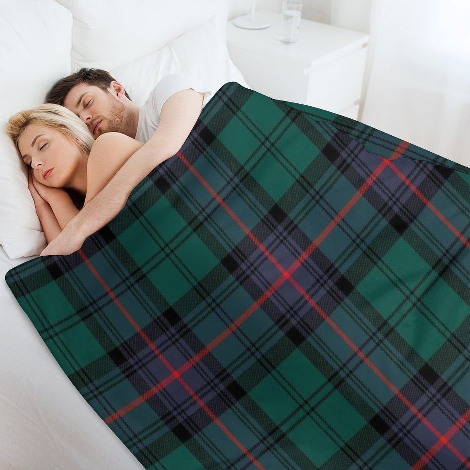 Armstrong Modern Tartan Sustainable Throw Blanket