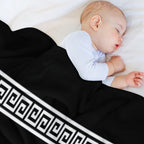 Greek Geometric Pattern Gift-ready Throw Blanket