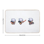 Dawn 3 Pixel Sprites  Absorbent Bath Mat