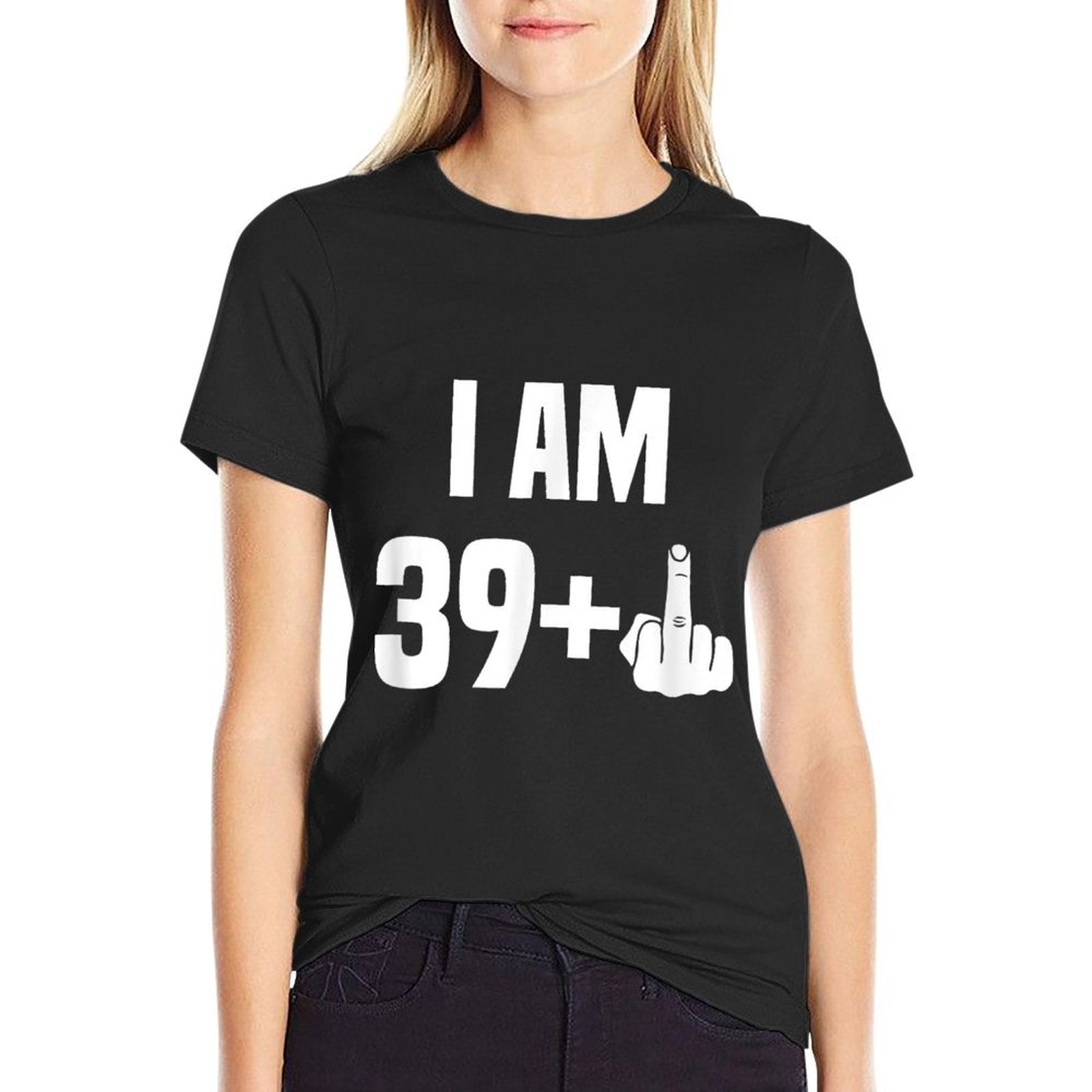 40 Birthday Funny 39+1 Saying Gift for 40th Birthday  Vintage-inspired T-Shirt