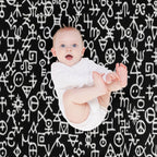 Viking Tribal Design Versatility Throw Blanket