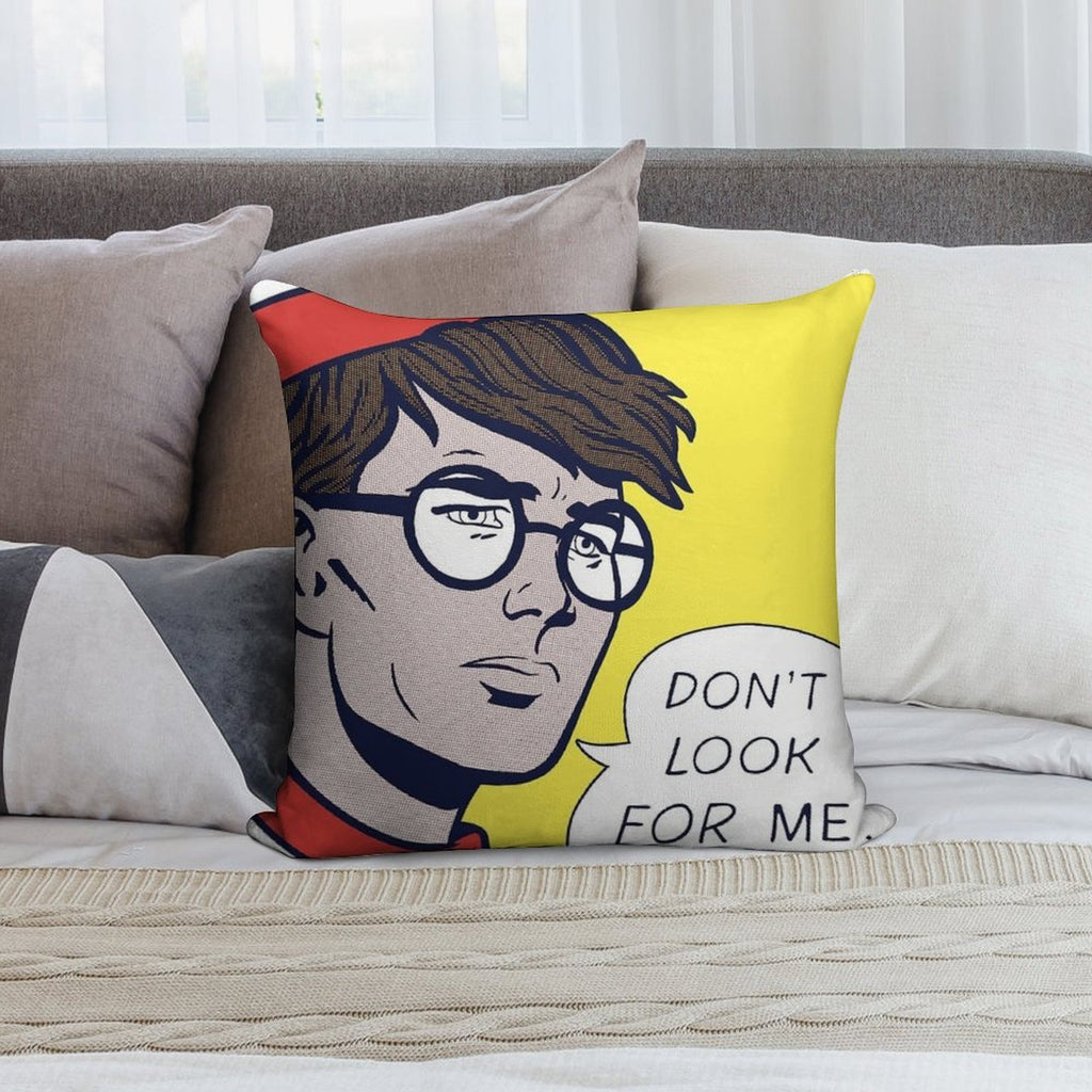 Pop W Soft Shrink-Resistant Throw Pillow