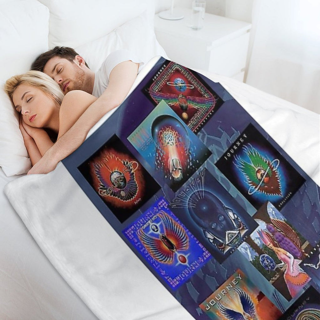 Singer Tour Albums Band Music Vintage Machine-washable Throw Blanket