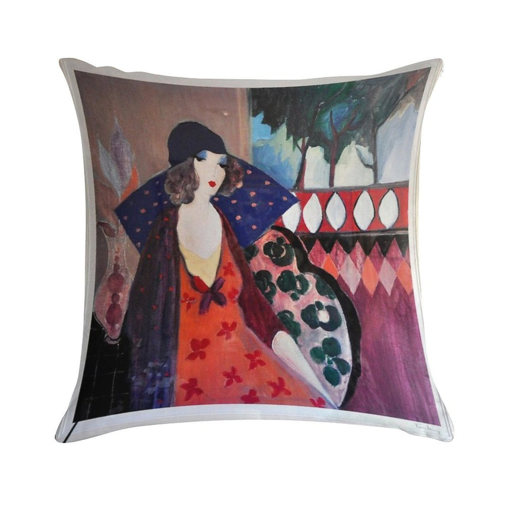 ITZCHAK TARKAY INDIGO CHAPEAU Soft Style Accent Throw Pillow