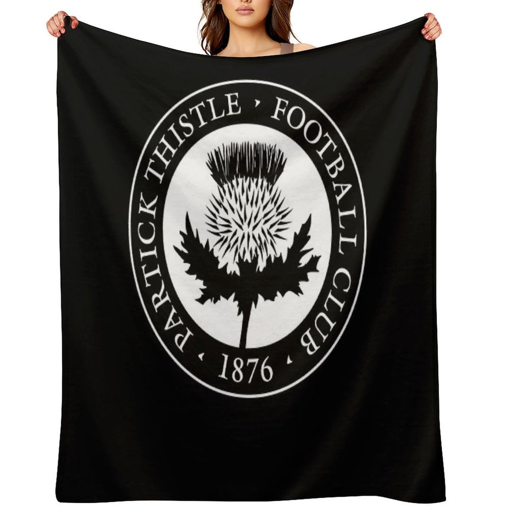 Partick Thistle Scottish Football Sports Fans Machine-washable Throw Blanket