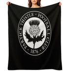 Partick Thistle Scottish Football Sports Fans Machine-washable Throw Blanket