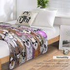 Llama Llama Party Selfie Premium Throw Blanket