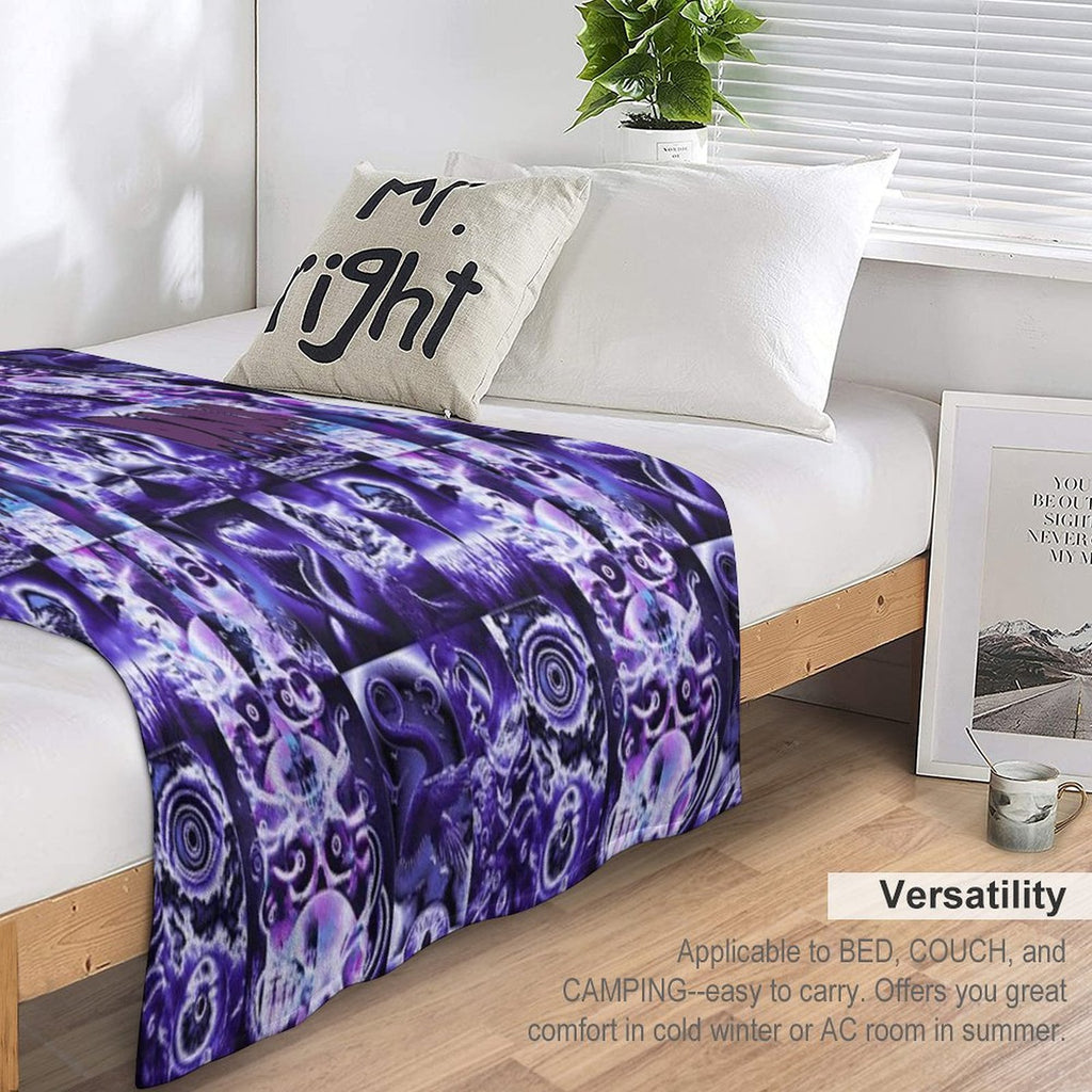 Strange Dark And Mysterious Compact Throw Blanket