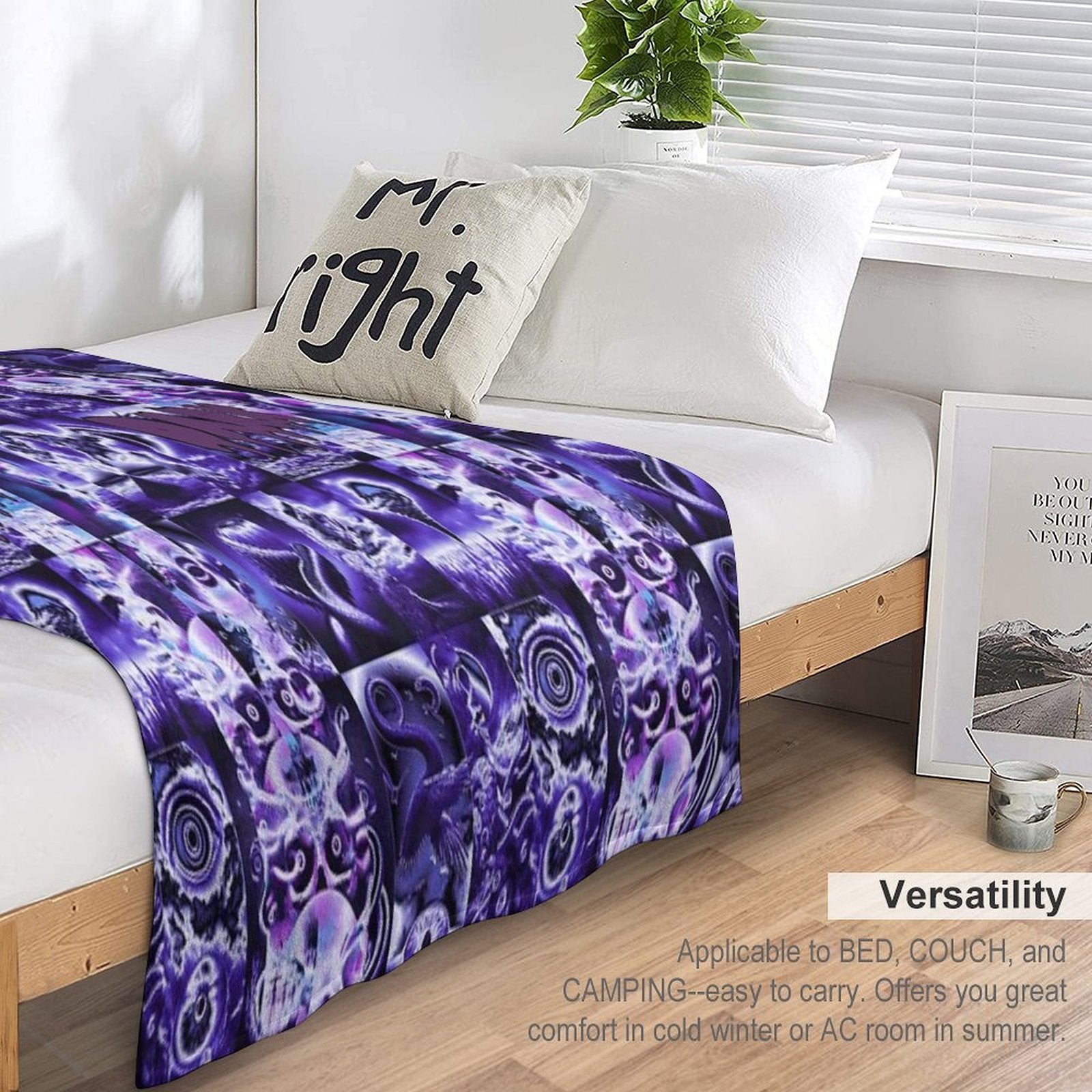 Strange Dark And Mysterious Compact Throw Blanket