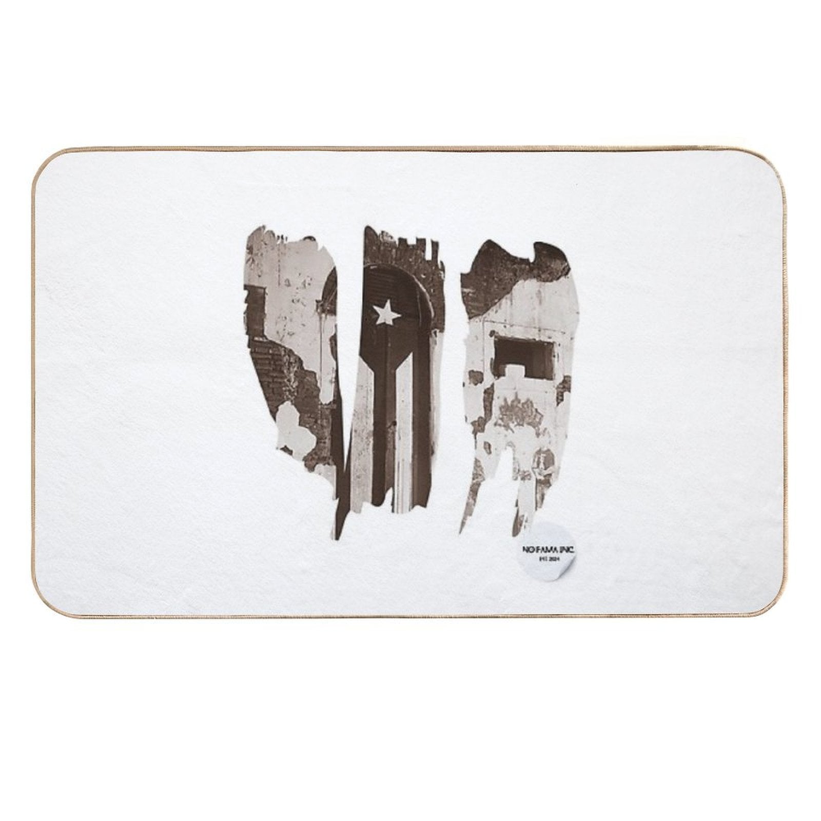Travel The World Puerto Rico  Long-Lasting Bath Mat