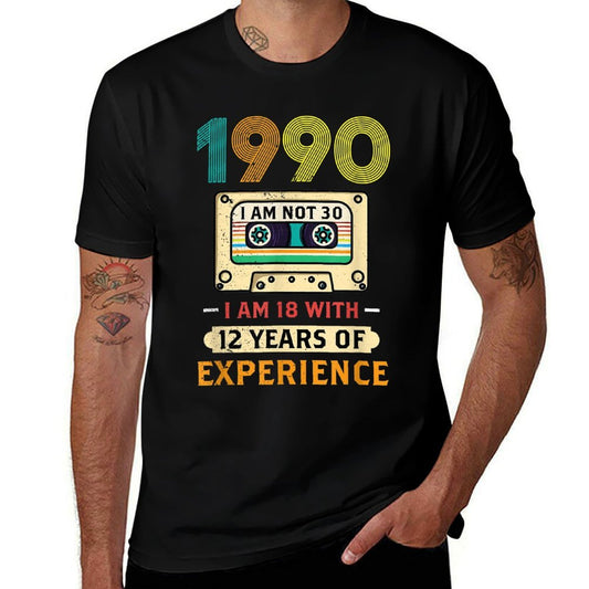 18 With 12 Years Of Experience 30Th Birthday  Vintage-inspired T-Shirt