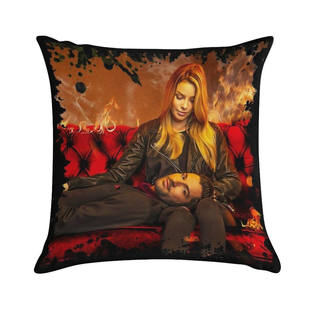 LUCIFER Soft Luxury Feel Throw Pillow