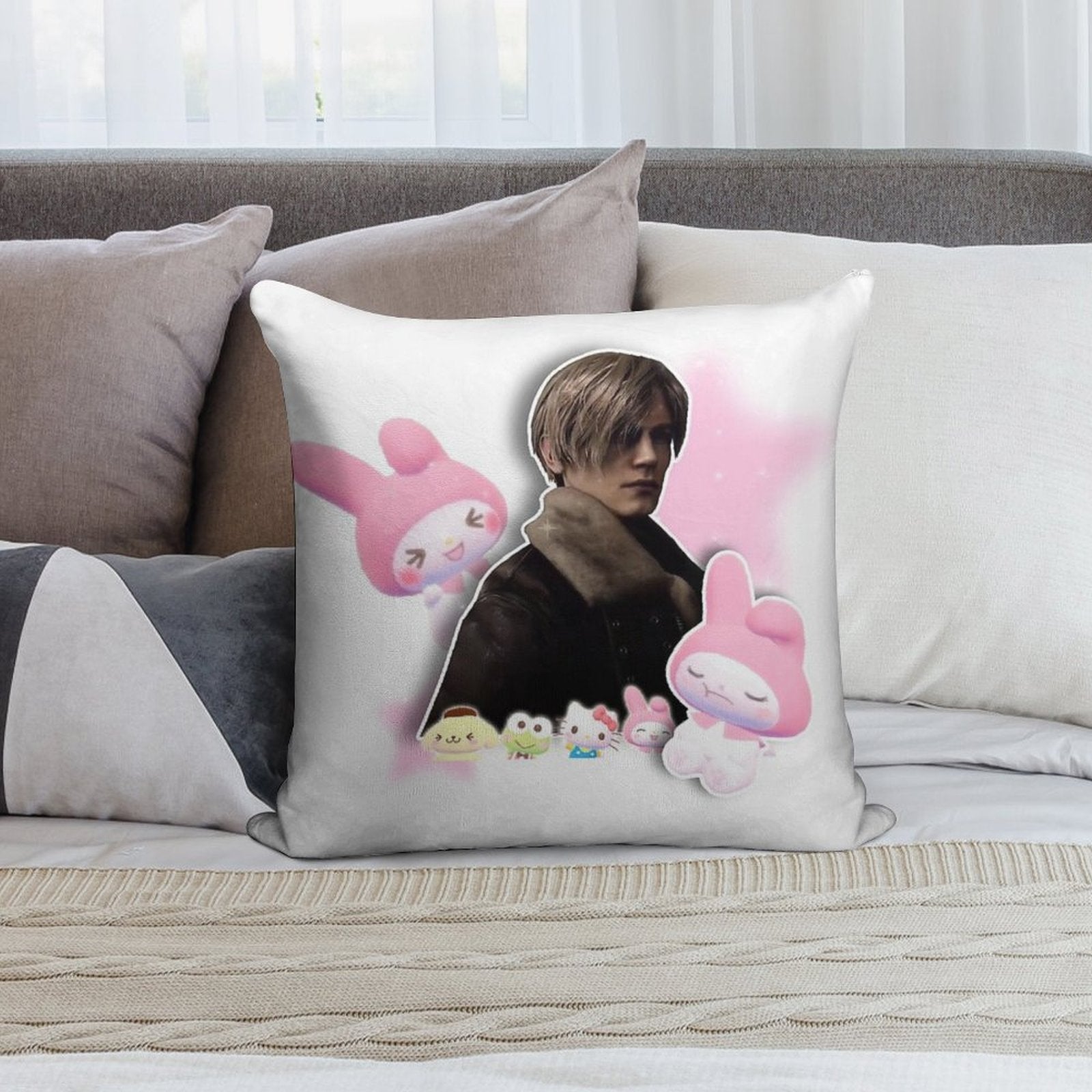 Leon Kennedy Soft Warmth Comfort Throw Pillow