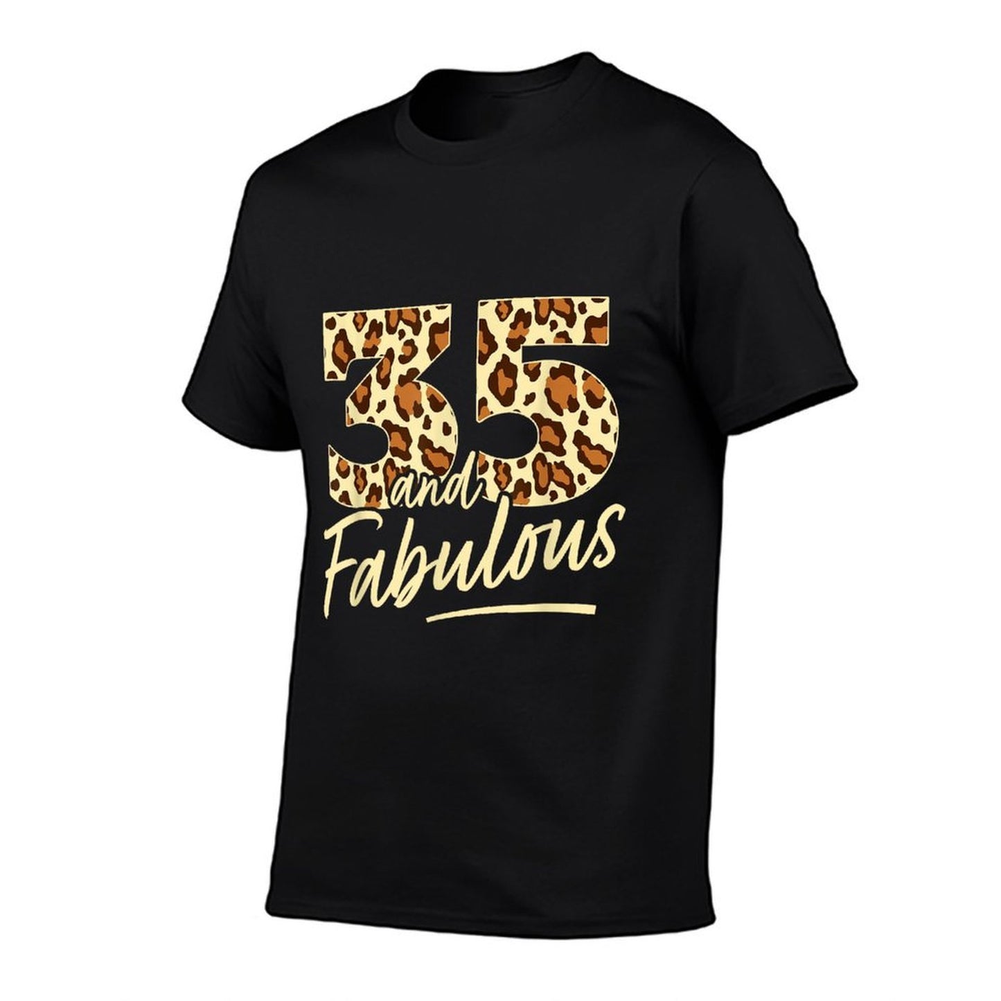 35 Year Woman Leopard Fabulous 35th Birthday  Classic T-Shirt