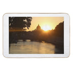 Rome Beautiful Sunset  Odorless Bath Mat