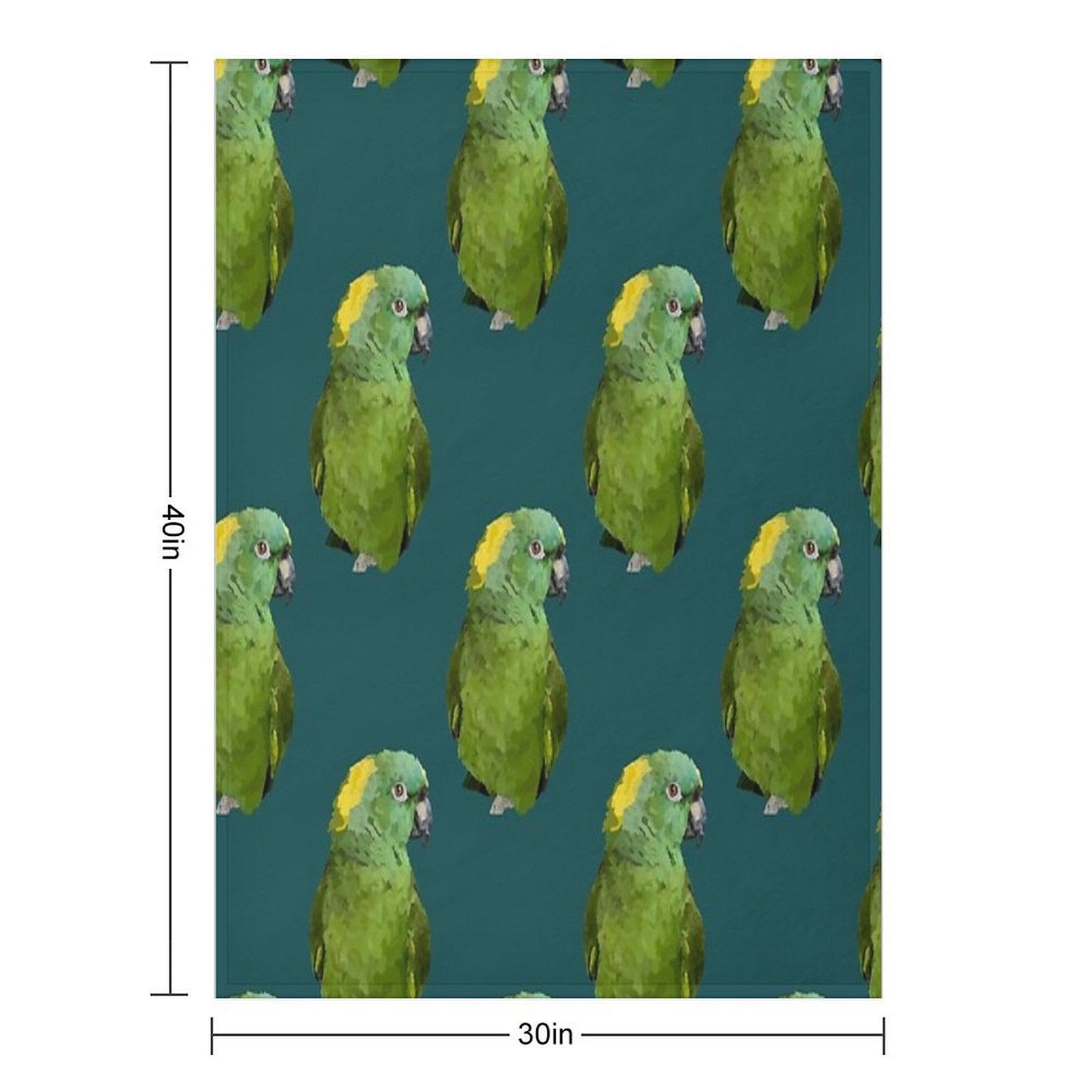 Yellow-Naped Amazon Lightweight Throw Blanket