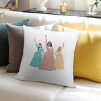 Schuyler Sisters! Soft Skin-Friendly Throw Pillow