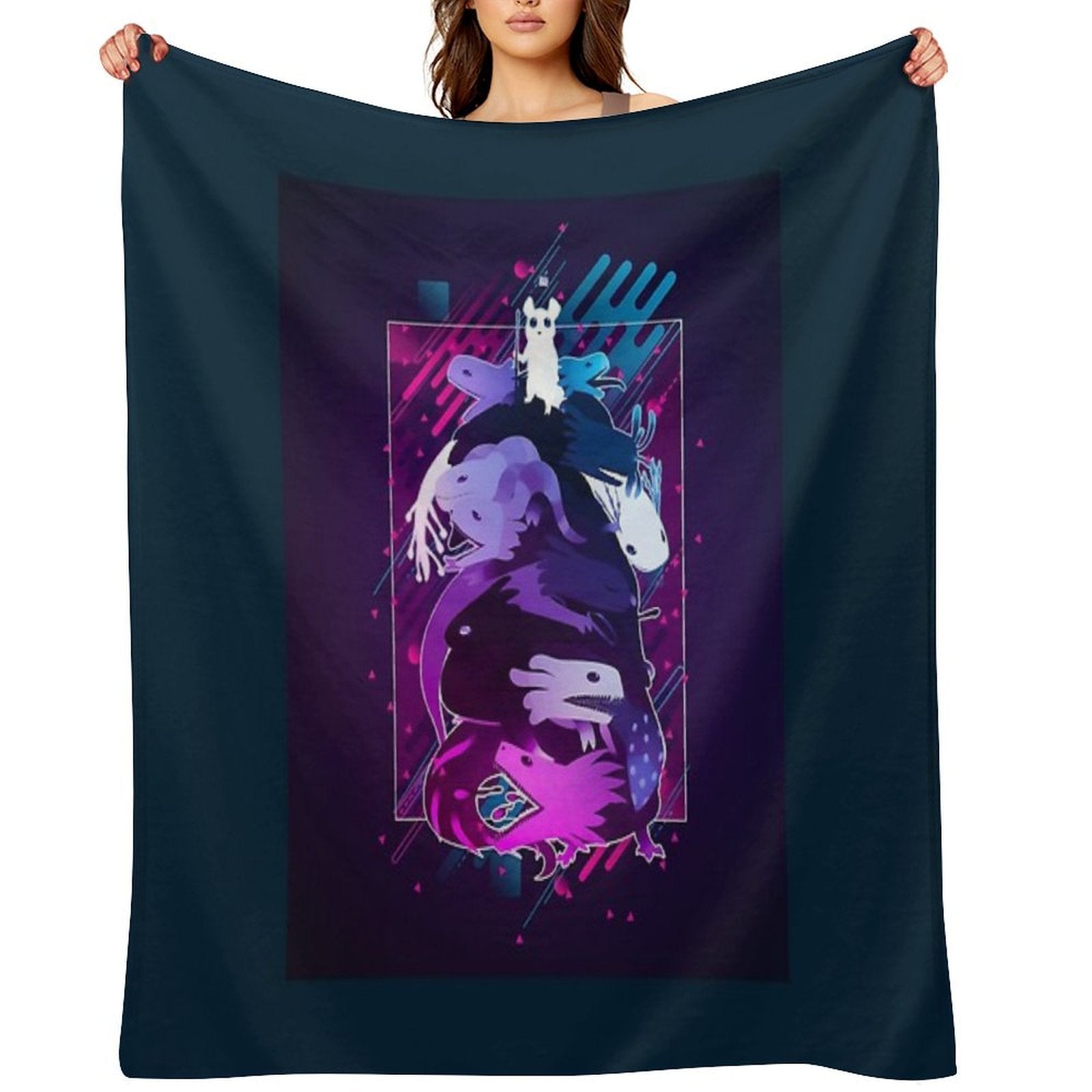 Rain World Modern Graphic Quick-dry Throw Blanket