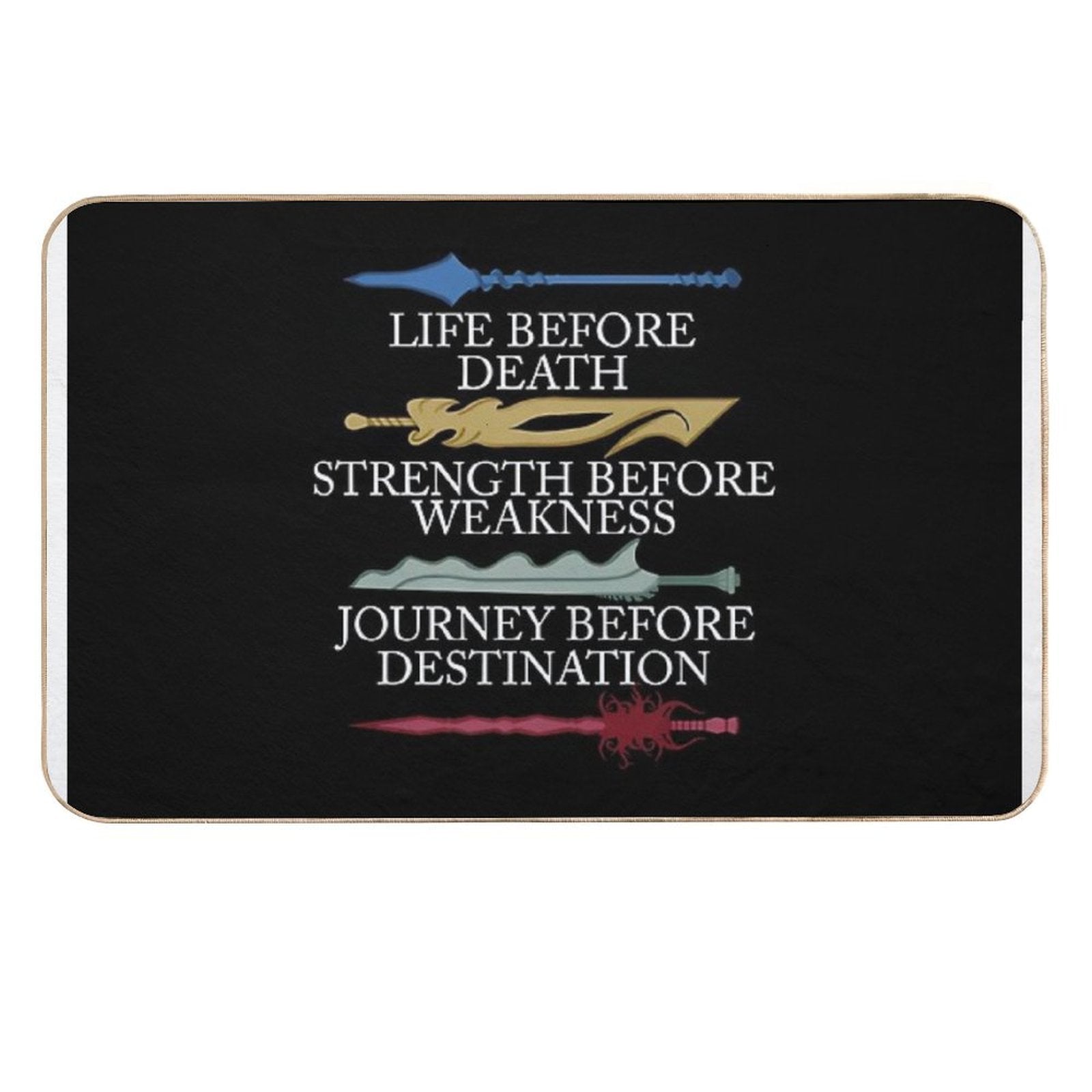 Stormlight Archive Shirt Knights Radiant Oaths, Brandon Sanderson  Repositionable Bath Mat