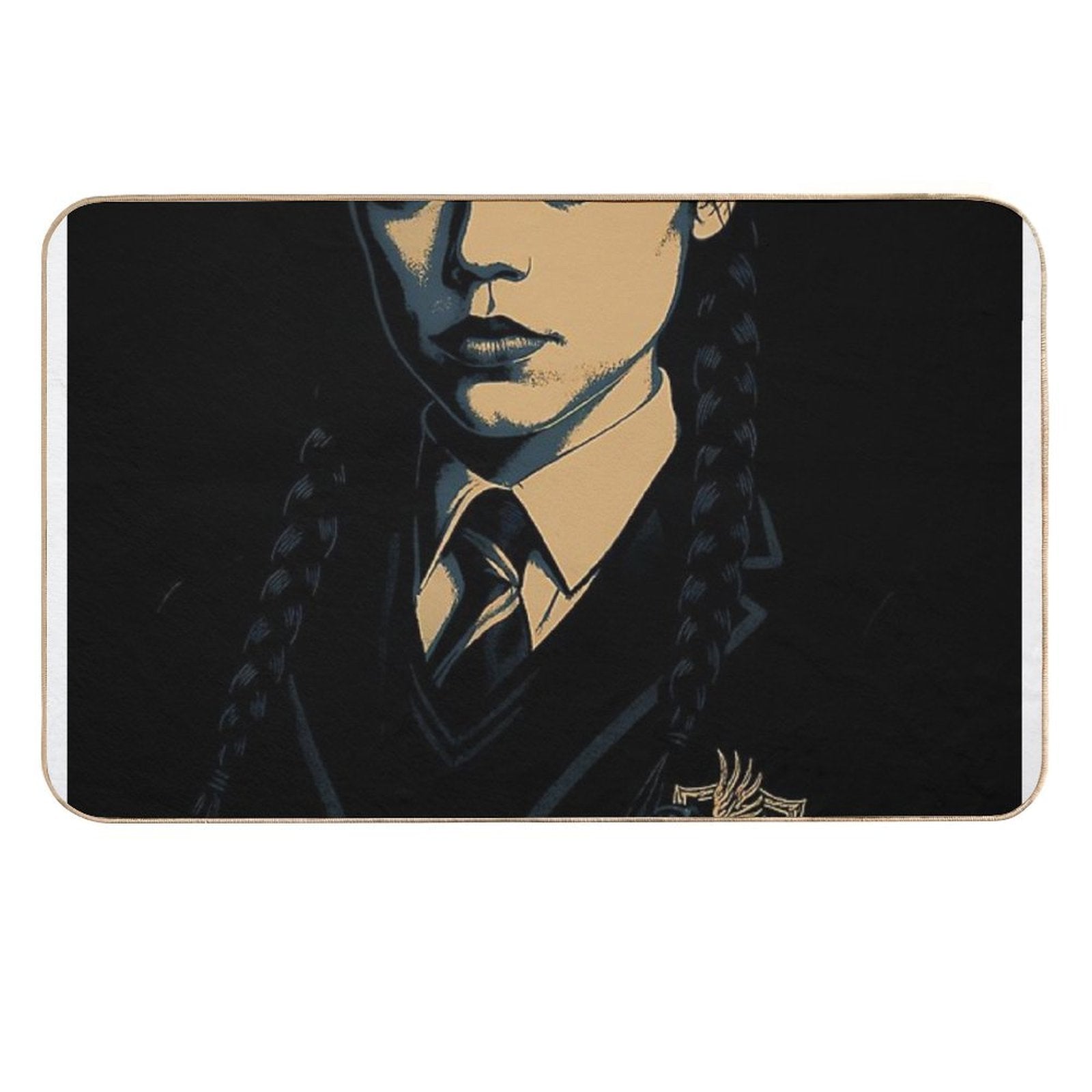 Wednesday at School of Wizardry And Witchcraft  Anti-Trip Bath Mat